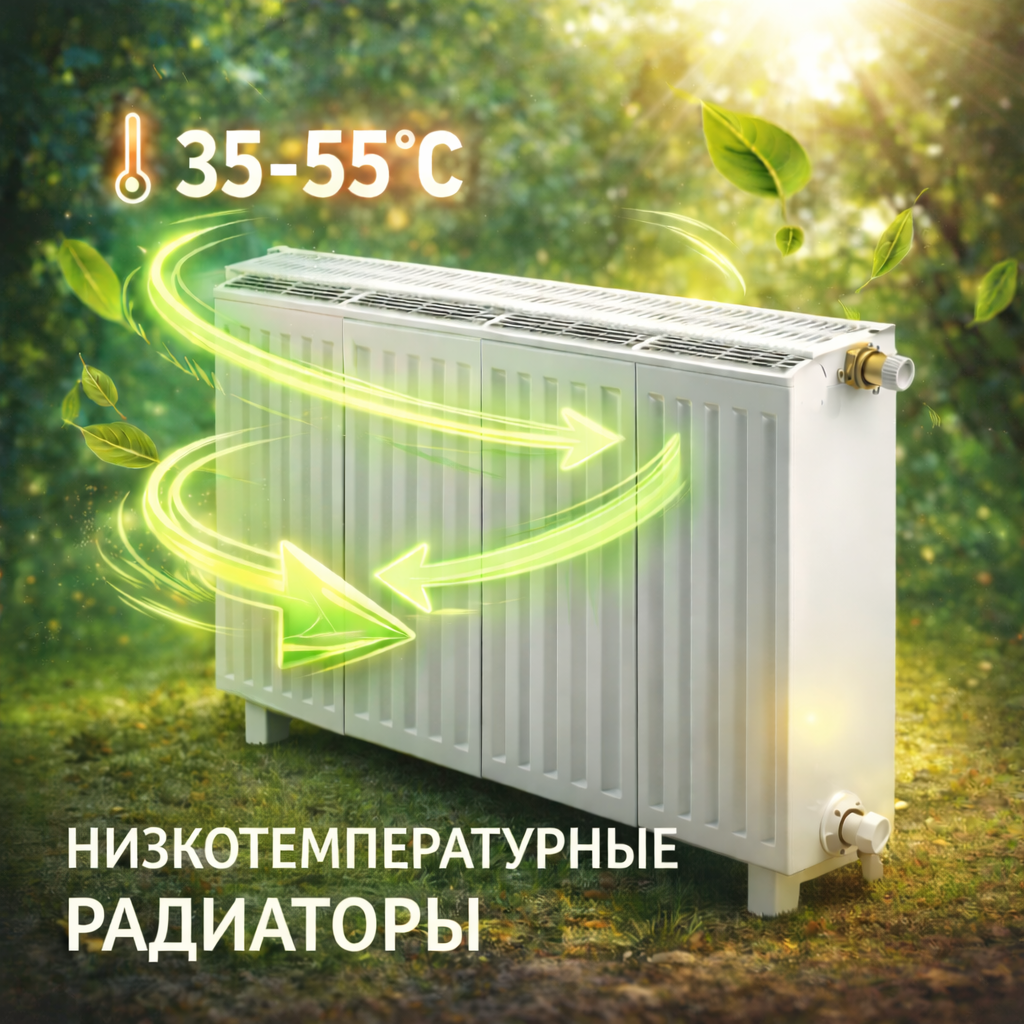 Радиаторы отопления под низкотемпературную систему