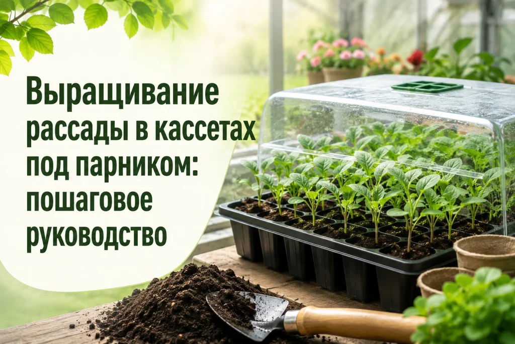 Выращивание рассады в кассетах под парником: пошаговое руководство